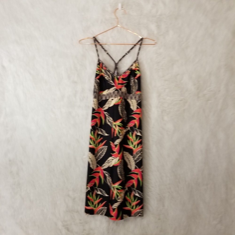 Athleta Tropical Athleisure Fit and Flare Dress